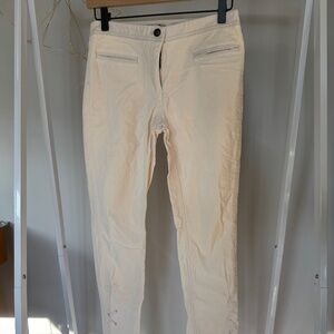 Leifsdottir Cream Velvet Pants